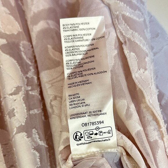 FREE PEOPLE Sunrise To Sunset Top in Champagne Dream Size Medium - Picture 9 of 13